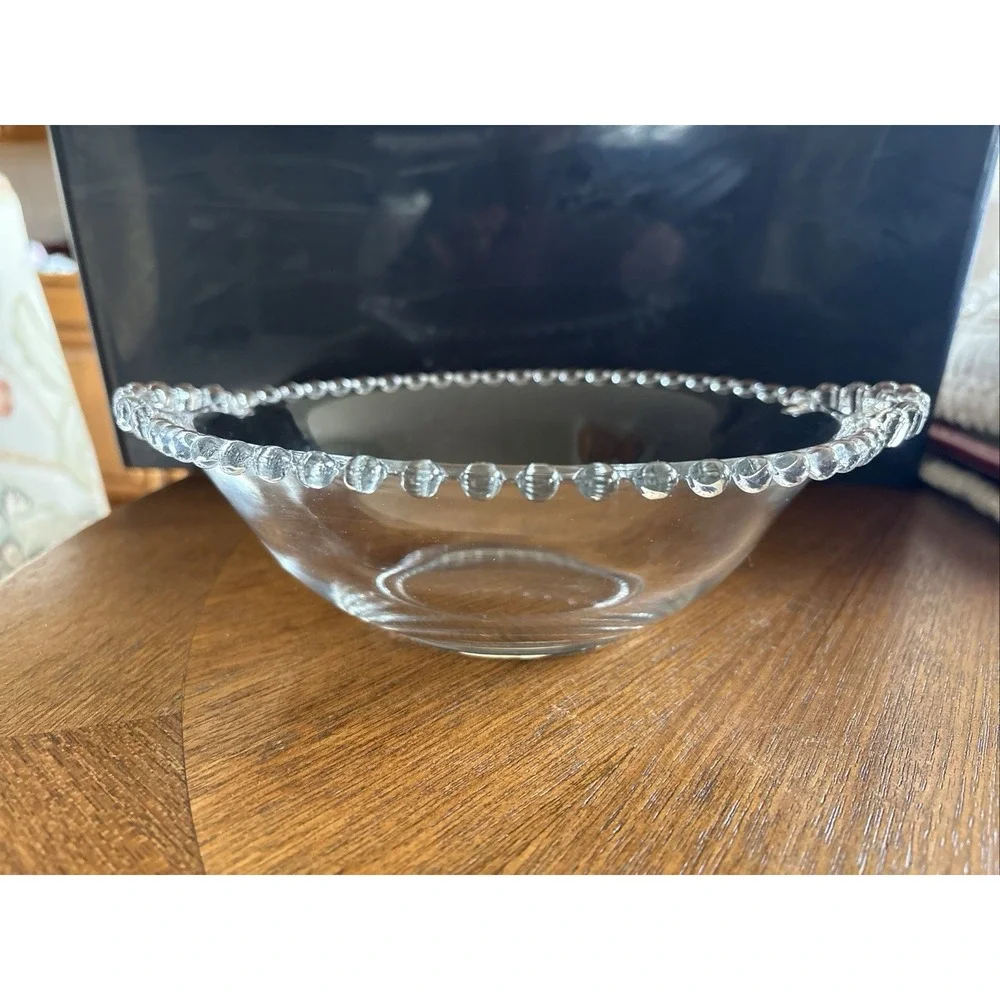 Elegant Imperial Candlewick Serving Bowl w/Handles 8